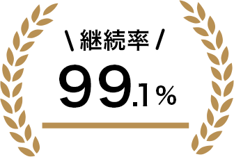 継続率99.1%